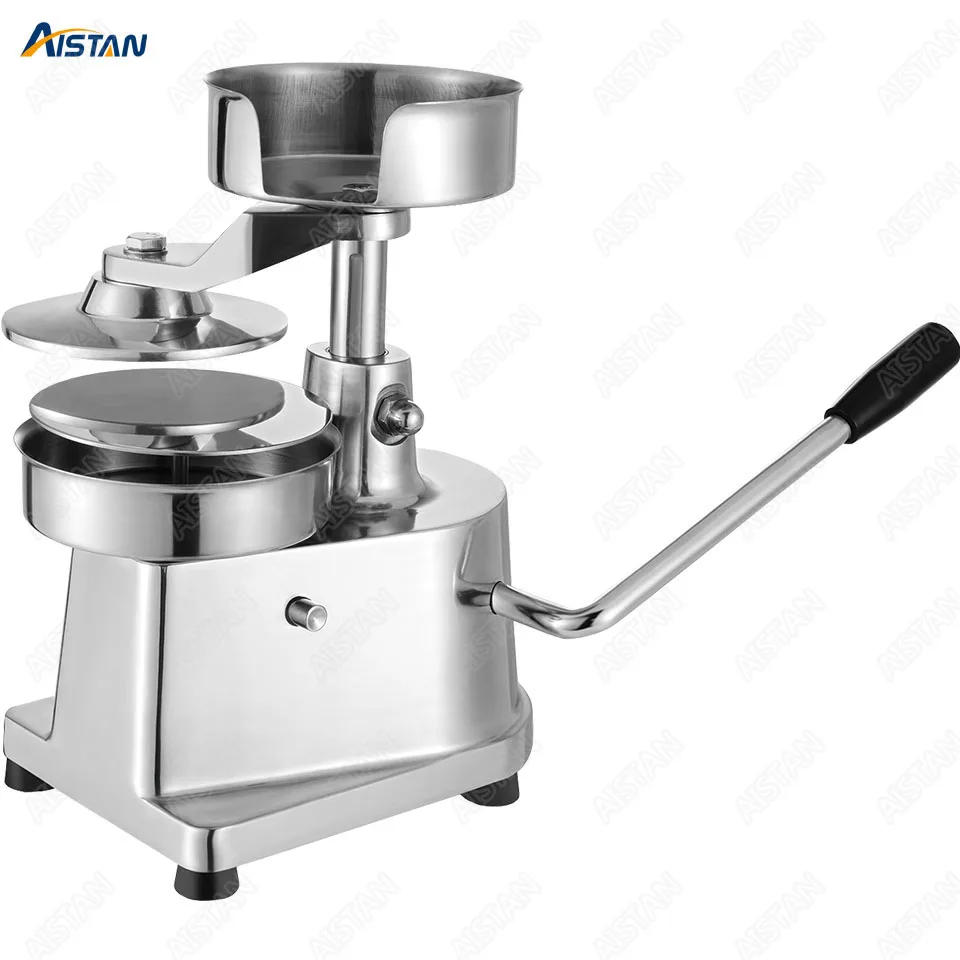 HF150 manual handhold hamburger maker making machine Stainless steel for restaurant KFC McDonald's fast food shop