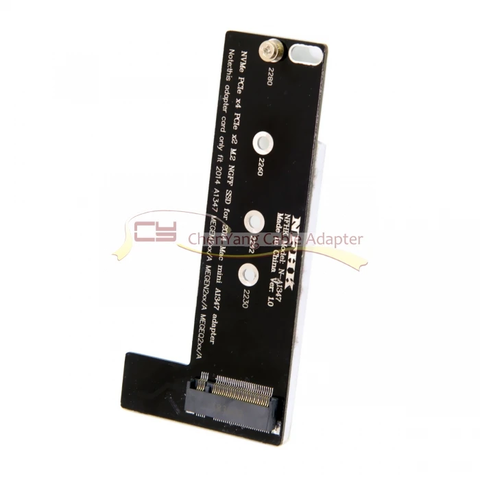 

100PCS/CY M.2 NGFF M-Key NVME SSD Convertor Card for 2014 Mini A1347 MEGEN2 MEGEM2 ME