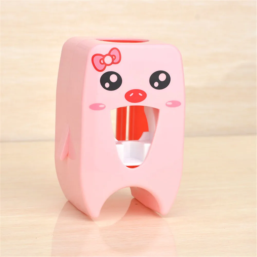 LIYIMENG Multifunctional Cartoon Toothbrush Holder Storage Orgainzer Box Bathroom Accessories Suction Hooks Toothpaste Dispenser LIYIMENG Multifunctional Cartoon Toothbrush Holder Storage Orgainzer Box Bathroom Accessories Suction Hooks Toothpaste Dispenser