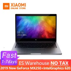 2019 Xiaomi Mi воздуха ноутбука 13,3 Inch Ultra Slim i5 8250U/i7 8550U GeForce MX250 распознавания отпечатков пальцев Windows 10 английский