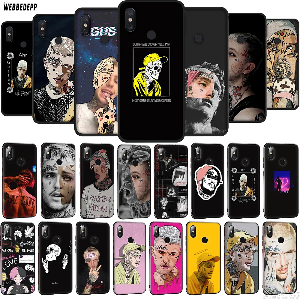 WEBBEDEPP Lil Peep ТПУ чехол для телефона Xiaomi Mi 8 A2 Lite A1 9 SE Mix 2s Max 3 POCOPHONE F1 мягкий | Мобильные