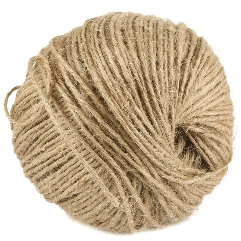 30M Natural Sisal Rope Rustic Tags packaging Wrap Wedding Party