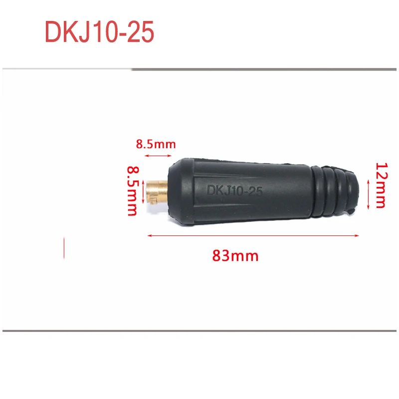 Welding Machine Connectors DKJ10-25 2Pcs/set MMA-200 160 130 A Welding Machine Welder Socket Port Cable Quick Connectors