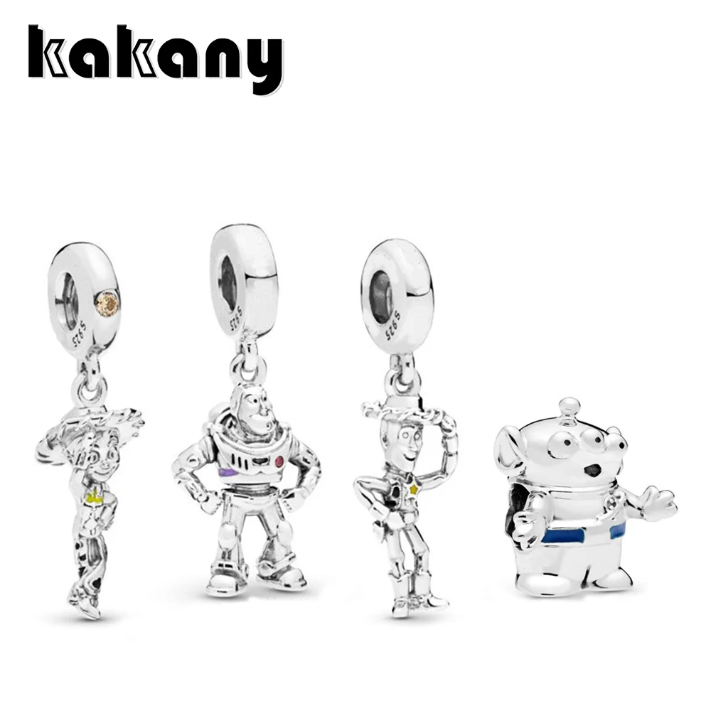 

2019 Summer Collection New Style 925 Sterling Silver Disne Pixar Toy Story Pendant Charm Suitable Fits Pandora Bracelet Bangle