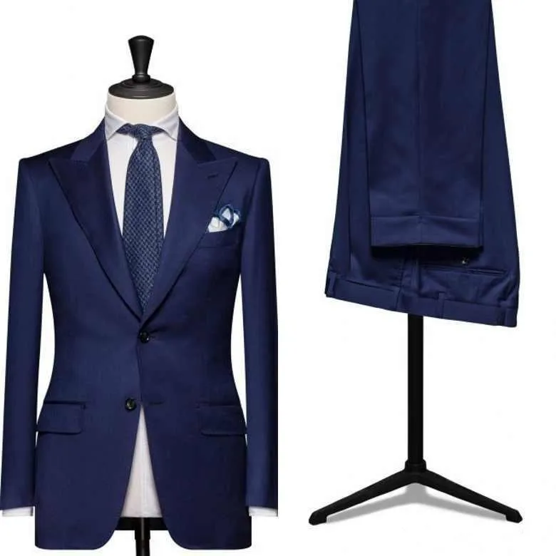 New Red Slim Fit Men Suits 2 Buttons Wedding Suits for Men 2 Piece Prom Custom Made Suits