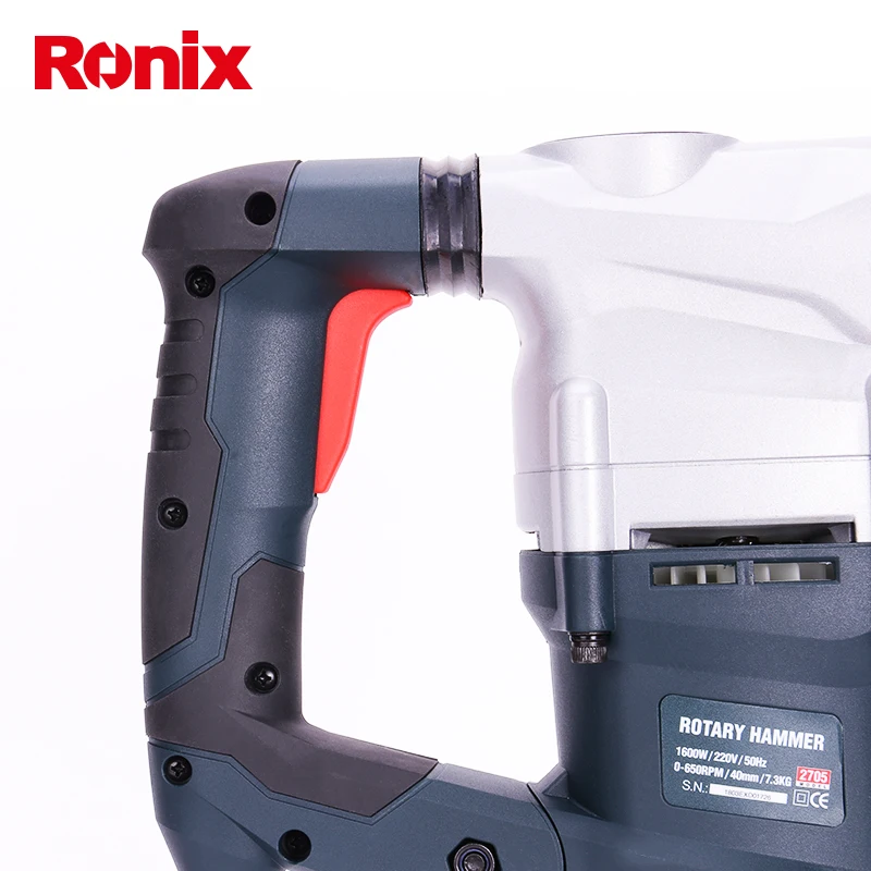 Ronix 40mm 1600W Rotary Hammer Drill Model 2705