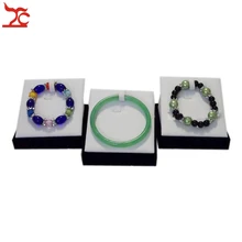 3 шт. белый PU черный бархат ювелирные изделия Браслет Дисплей Держатель браслет вешалка рампа для цепи подставка для ножного браслета дерево ювелирные изделия дисплей реквизит