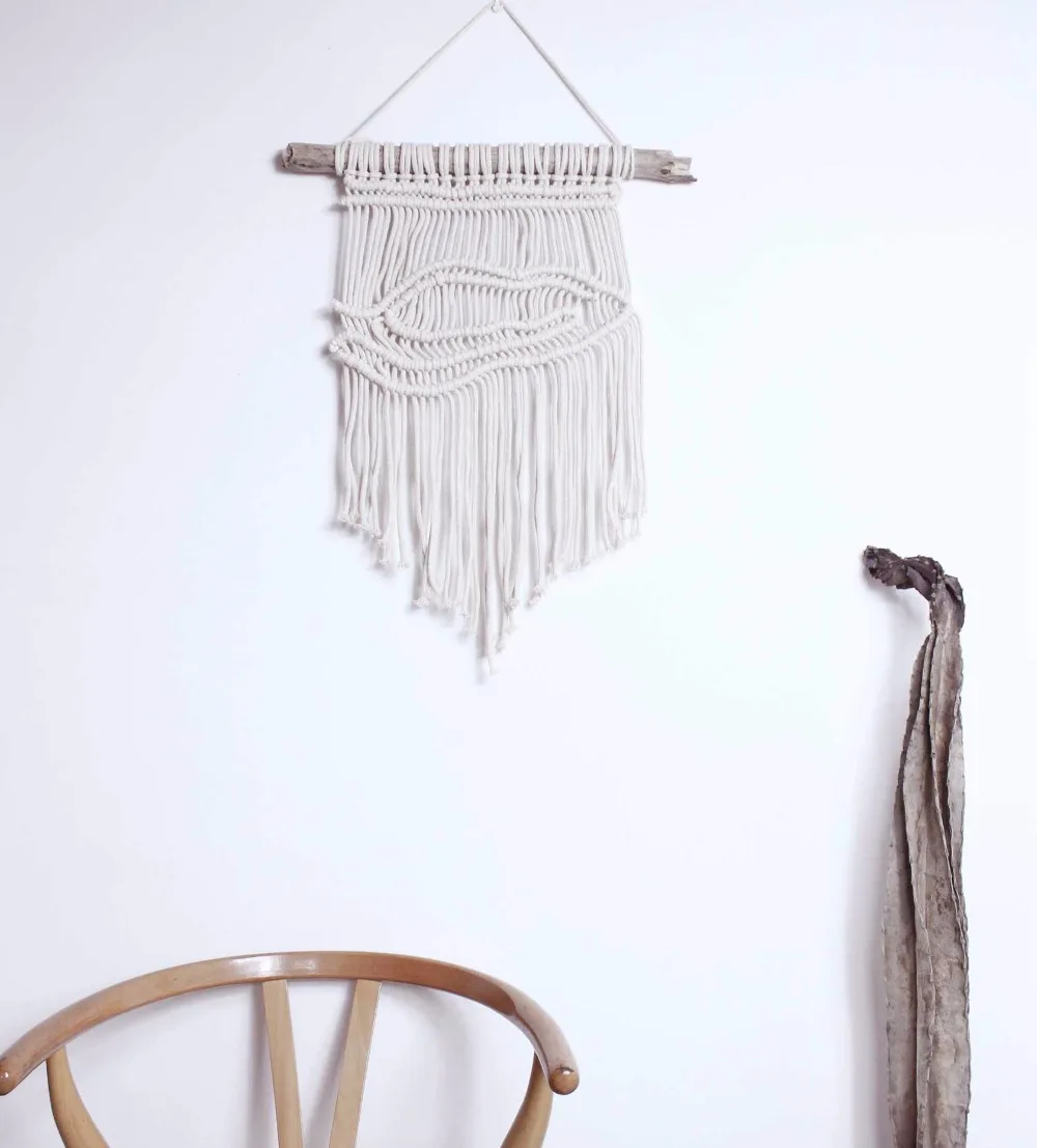 Handmade Macrame Menggantung Dekorasi Pekerjaan Tangan Bohemia