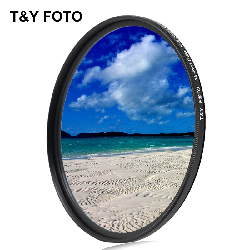 T & Y foto MC УФ фильтр 37 40 5 46 49 52 55 58 62 67 мм 72 77 82 86 95 105 многослойный защитный для