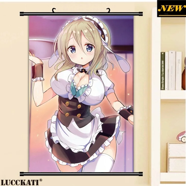 19 animal_ears bra bunny_ears cleavage gochuumon_wa_usagi_desu_ka- kirima_sharo kurou_(quadruple_zero) maid open_shirt skirt_lift tagme thighhighs_