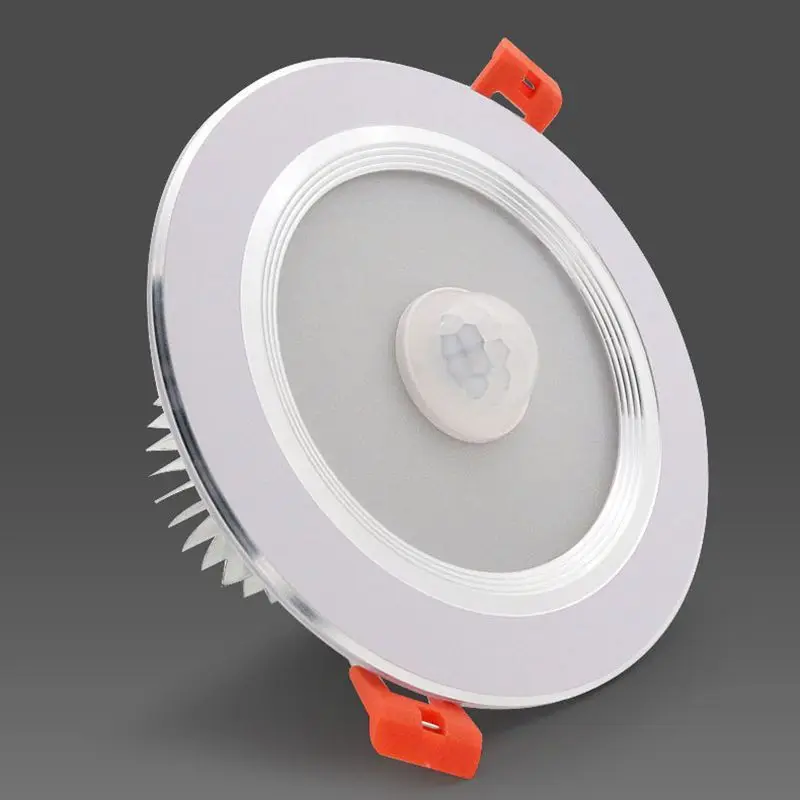 

LukLoy Infrared Human Body Sensor Downlight LED Radar Sensor Spotlight LED Sound and Light Control Induction Ceiling Down light