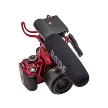 For Canon Nikon Sony DSLR DV Camcorder camera fit for Rode Videomic MIC recording capacitor microphone