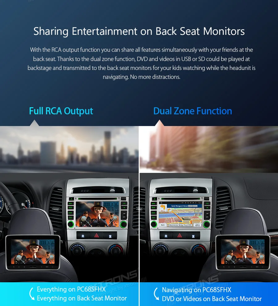 Discount 6.2" Android 8.1 Oreo OS Car DVD Multimedia Navigation GPS Radio for Hyundai Santa Fe II 2006 2007 2008 2009 2010 2011 2012 (CM) 8