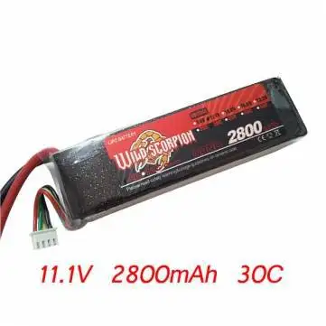 Wild Scorpion 11.1V 2800mAh 30C Li-Poly Battery