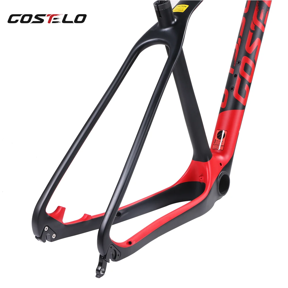 Discount Costelo SOLO 2 carbon Mountain MTB Bicycle Carbon Frame Torayca UD Carbon Fiber Bicycle Frame  27.5er 29er Carbon Mtb bike frame 5