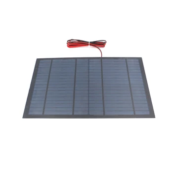 

18V 10Watt with 200cm extend cable Solar Panel Polycrystalline Silicon 12V DIY Battery Charger Module Mini Solar Cell wire toy