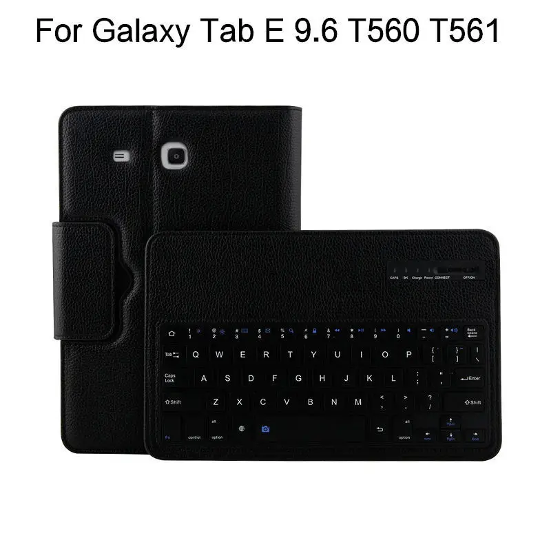 

Case For Samsung Galaxy Tab E 9.6 T560 T561 Tablet Cover Wireless Bluetooth keyboard Protective PU Leather SM-T560 SM-T561 Case