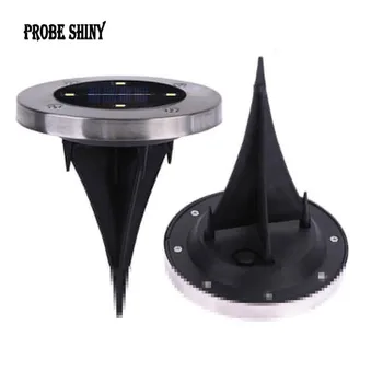 

Waterproof Lawn Lamp Solar 4 LED Outdoor Path Light Spot Lamp Yard Garden Lawn Landscape