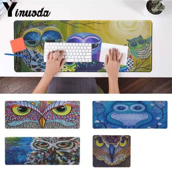 

Yinuoda Hot Sales Animal owl Gamer Speed Mice Retail Small Rubber Mousepad Size for 18x22cm 20x25cm 25x29cm 30x90cm 40x90cm