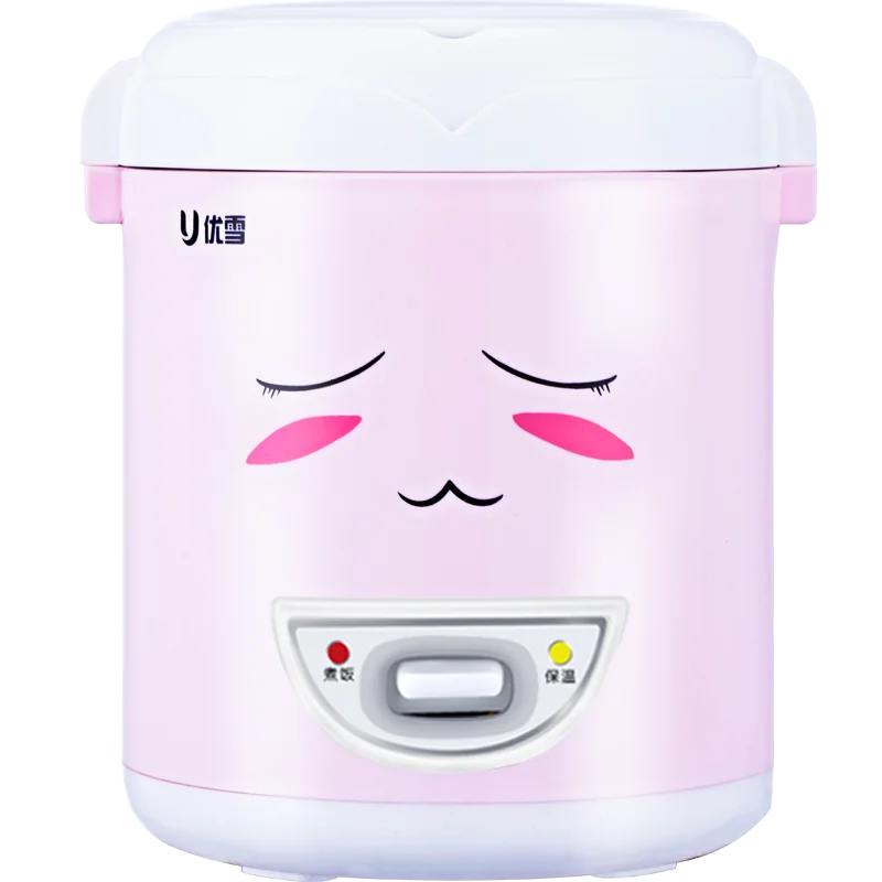 

Small Rice Cooker 1-2 People Mini Student Cooking Single Type Pink Rice Cooker 1L Single Cook 200W