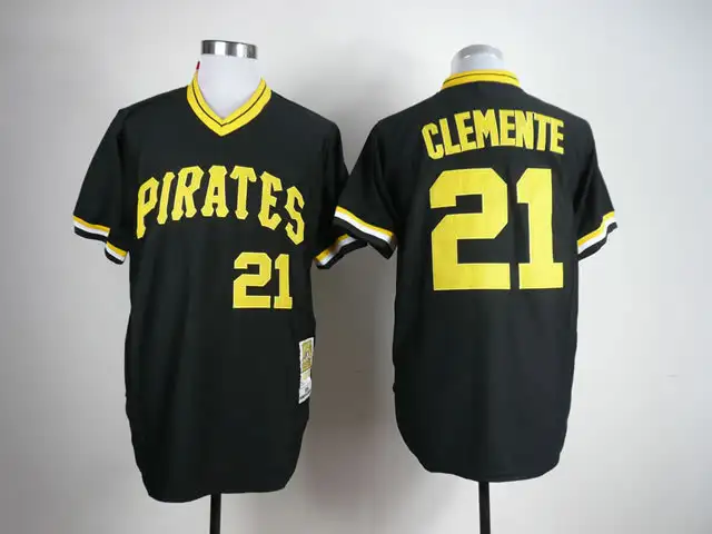 black and yellow pirates jersey