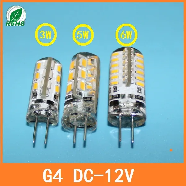 

G4 3014 SMD 3W 5W 6W DC 12V G4 LED Lamp 20W halogen lamp G4 led 12v LED Bulb lamps warranty 2Y Lighting Spotlight