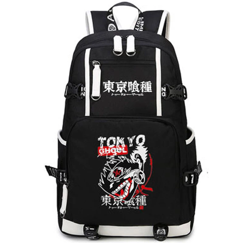 Portable Backpacks Large Capacity Simple Anime Tokyo Ghoul Drawstring Backpack Travel Sports and Leisure Drawstring Bags Light Multifunctional 