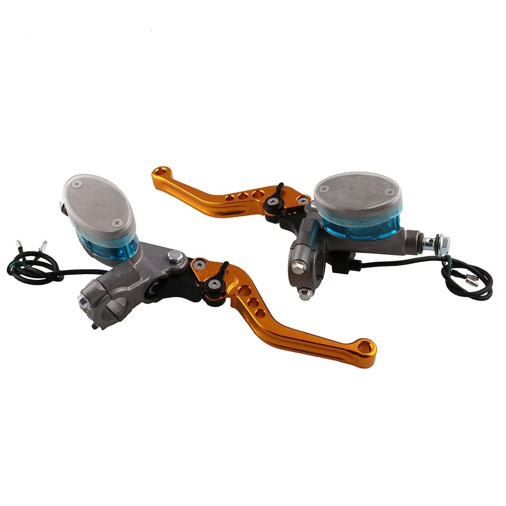 1 пара Универсальный тормозной гидравлический Рычаг Сцепления Мотоцикла 22 мм главный цилиндр для yamaha suzuki honda