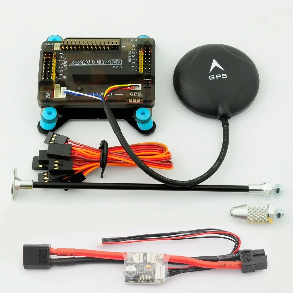 APM 2.8 Flight Controller NEO 6M GPS 5V 3A Power Module GPS Support