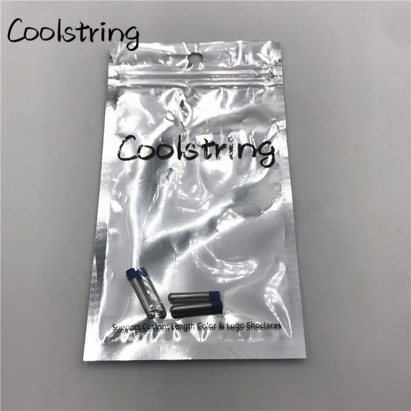 Coolstring 4 шт./1 компл. 4x22 мм Металлические аглеты наконечники для шнурков бесшовные толстовки шнурки наконечники одежды обувь интимные