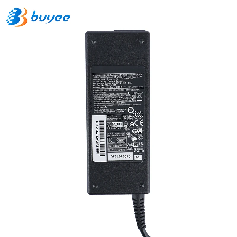 Адаптер для ноутбуков PPP012L-E для струйного принтера Hp Pavilion dv3 dv4 dv5 g4 g6 g7 nc6300 nx9420 nw8440 19,5 V 4.74A 90 Вт 7,4*5,0 мм адаптер