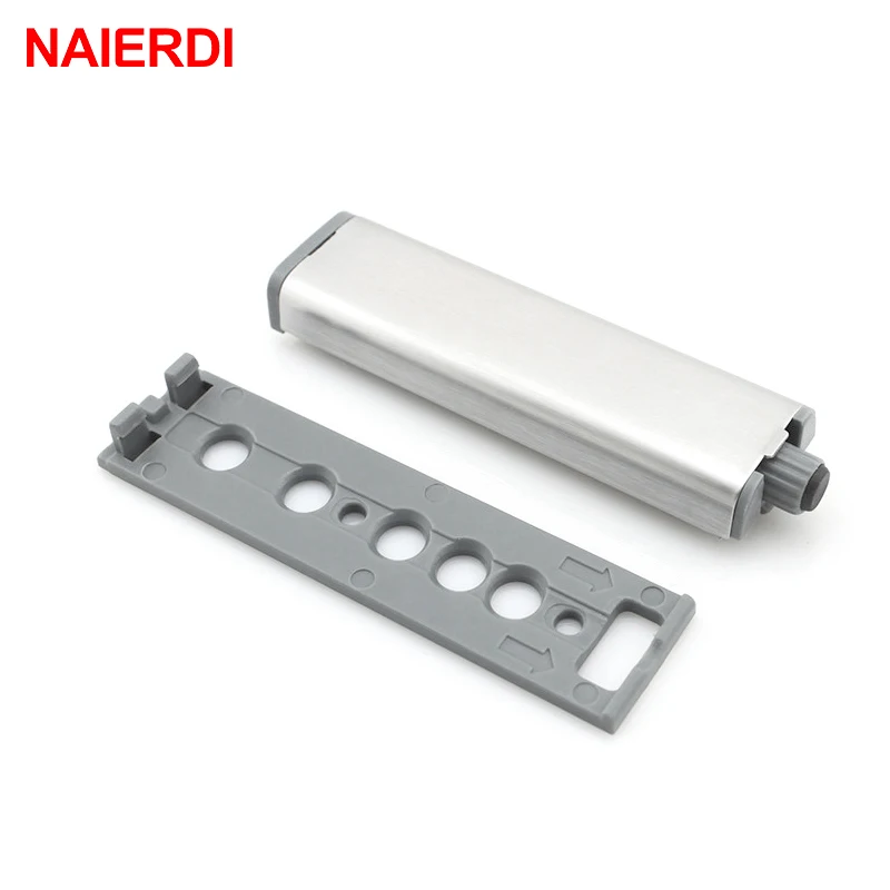 Magnetic Cabinet Catches Door Catches Cabinet Door Stop Cabinet Door Buffer NAIERDI Door Stopper Cabinet Catches Stainless Steel Push to Open Touch Damper Buffers Soft Quiet Closer Furniture Hardware