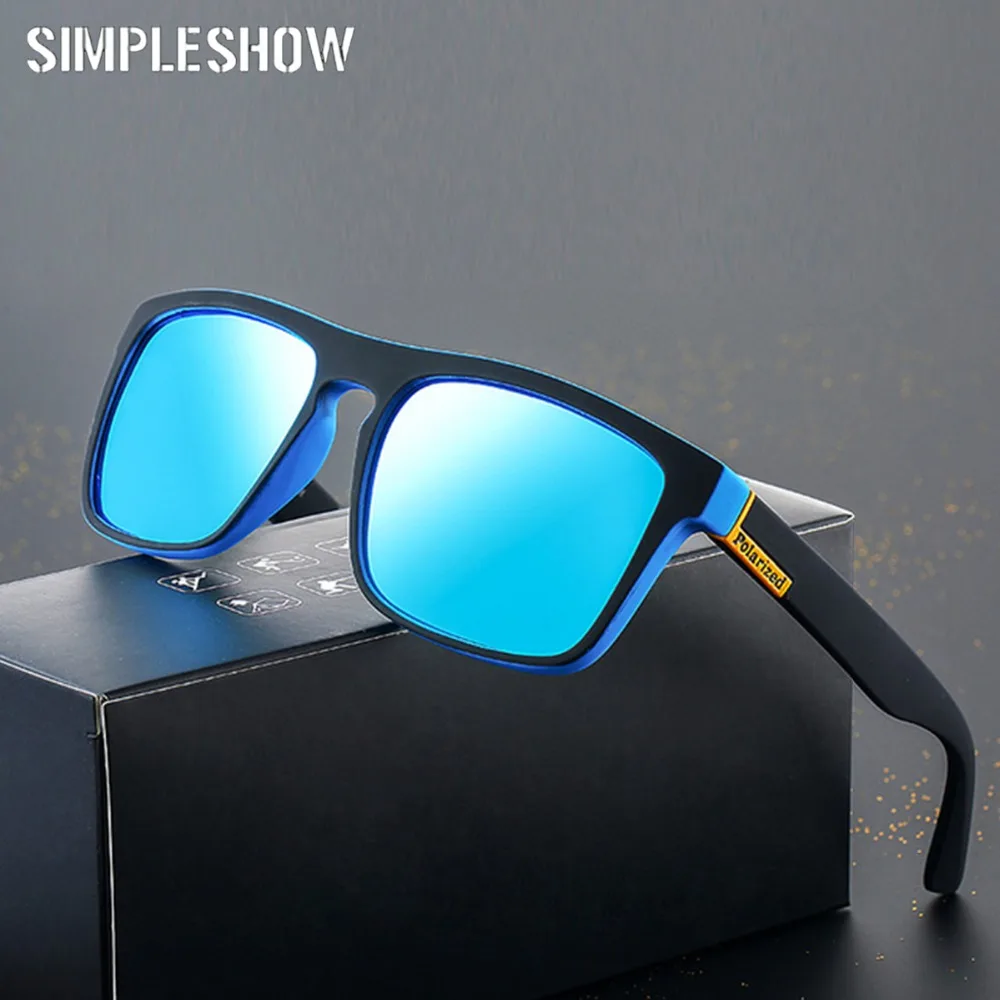 

SIMPLESHOW 2019 Men's Polarized Sunglasses Visor Flight Driving Men's Sunglasses Retro Cheap Luxury Brand Designer Gafas De sol