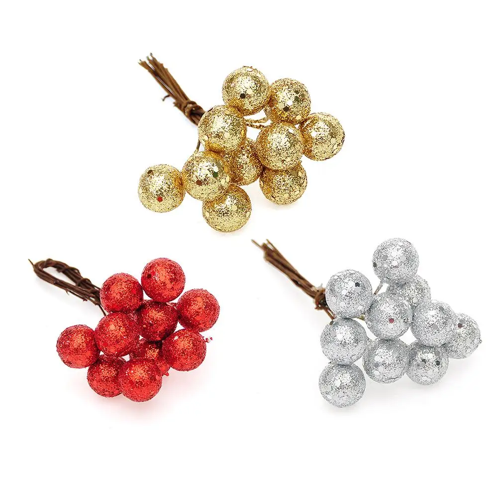 

Gold And Silver Red Decoration Make Cutting Christmas Fruit Christmas Tree Hanging Baubles Inventory Clearance