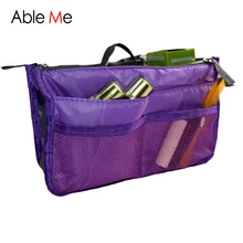 New Multifunction Cosmetic Bag Storage Case Holder Zipper Portable Travel Make Up Storage Bag Organizer Cosmetics Container