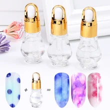 

1pc Transparent Nail Art Blooming Liquid Help Drawing Painting Smudge Marble Amber Ink Used With Nail Gel Polish Manicure SA920