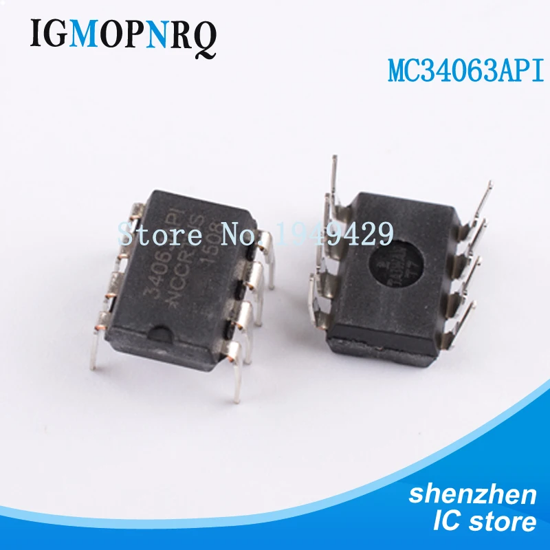 

20PCS/Lot MC34063 MC34063A MC34063API 34063 DIP-8 Power Chip New Wholesale