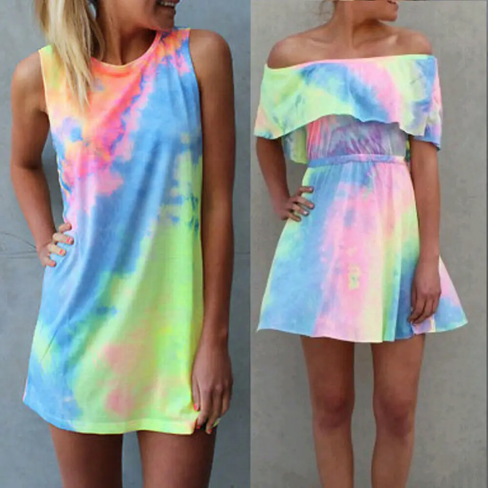 colorful sun dresses