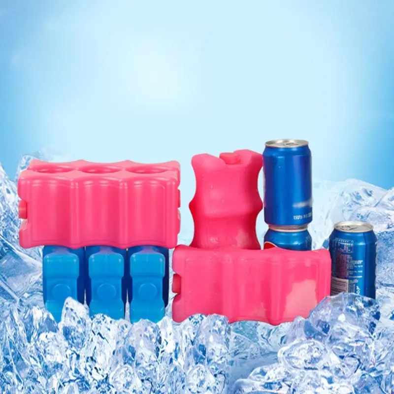 600 мл многоразовый ледяной кирпич кубики льда ледяной Пак Холодильный хранение молока для Термосумка#415