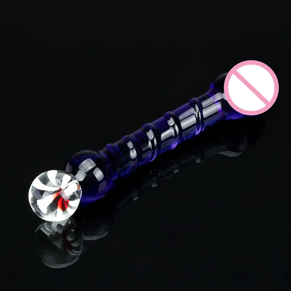Crystal Glass Anal Plug Dildo Stimulator G-Spot Clitoral Penis Massager for Women and men Adult Male Female Masturbation |