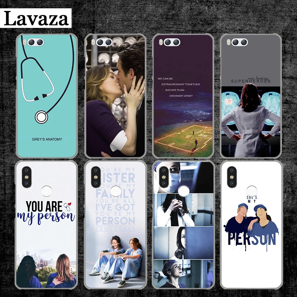 

Lavaza American TV Greys Anatomy Hard Case for Xiaomi MI 5 5S 6 8 9 SE Lite F1 A1 A2 5X 6X Mix 2S MAX 3