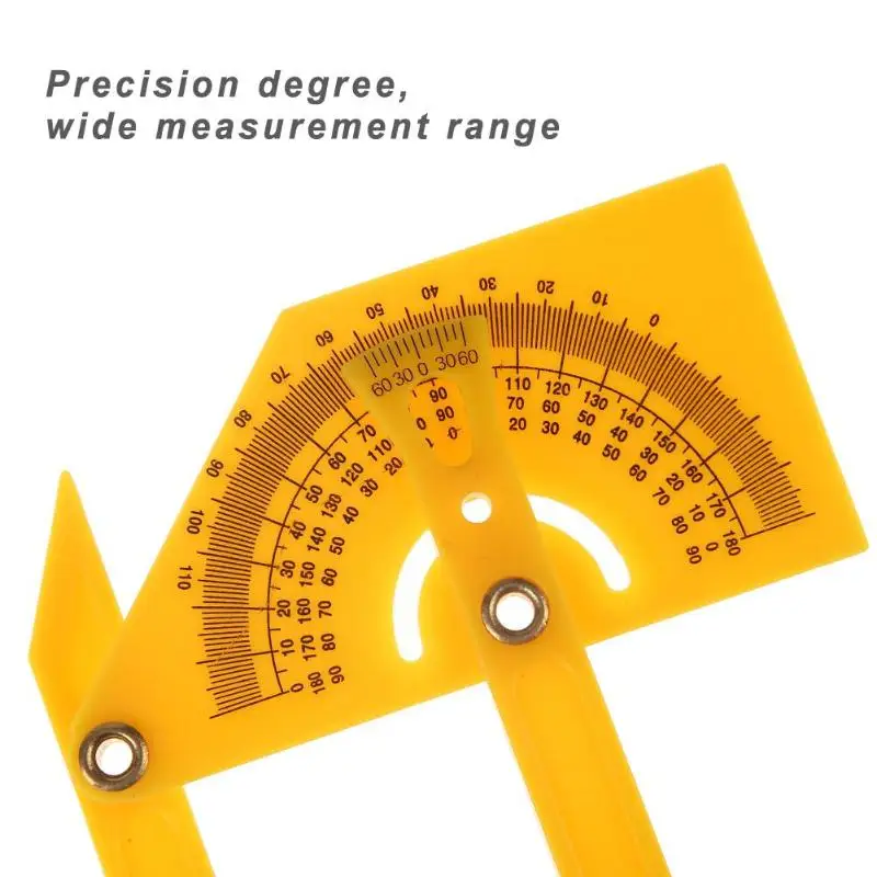 

Multifunction Flexible Angle Ruler Angle-izer Tool Calibration Protractor Finder with Articulating Measuring Instrument Template