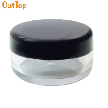 

Refillable Bottle OutTop ColorWomen 25Pcs 5g Clear Cosmetic Empty Jar Pot Nail Glitter Makeup Cream Lip Balm 161108