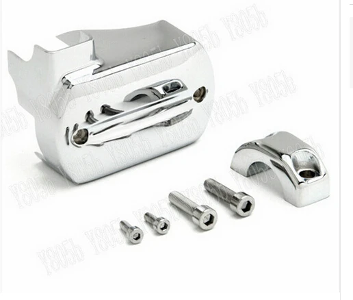 

Motorcycle Chrome Front Brake Fluid Cap Reservoir Cover For Yamaha VStar 400 650 1100 1998-2007