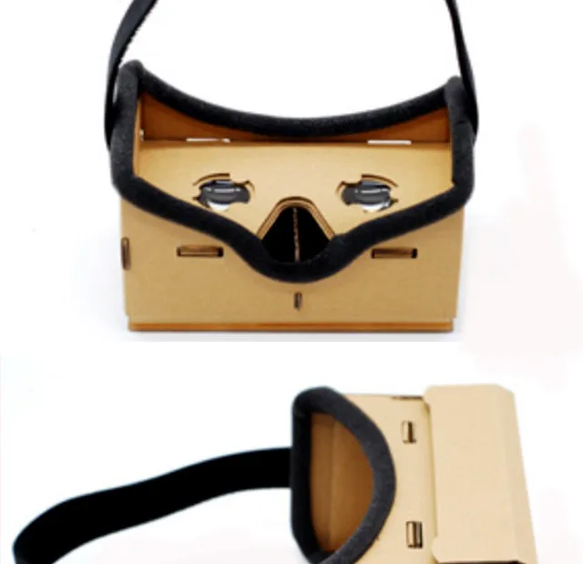 JINSERTA Google Cardboard VR Box DIY VR Виртуальная реальность 3D очки магнит VR Box контроллер 3D VR очки для iPhone samsung