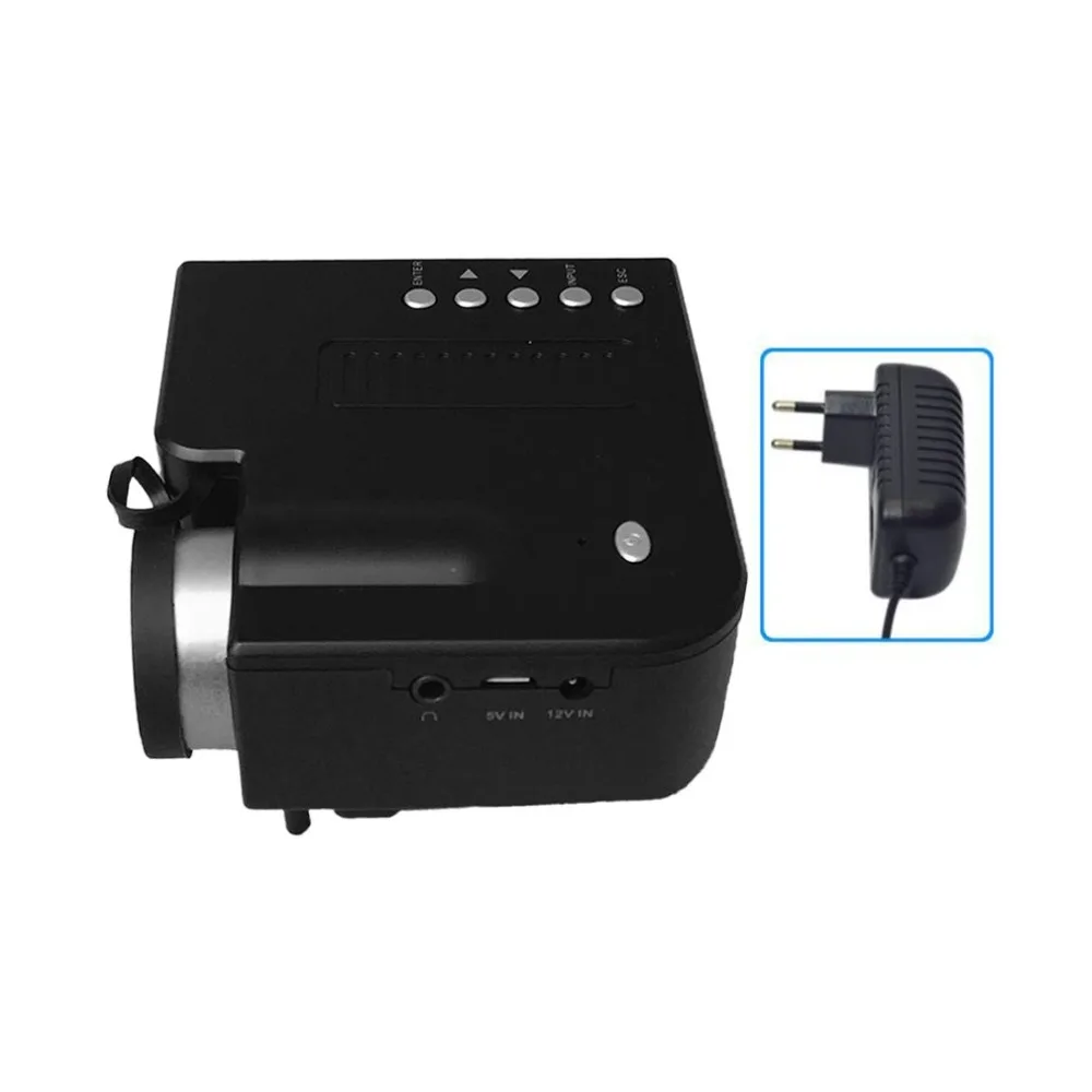 UC28B Мини Портативный светодиодный проектор 1080P LCD мультимедийный домашний кинотеатр USB TF LED проектор для домашнего использования UC28B Мини Портативный светодиодный проектор 1080P LCD мультимедийный домашний кинотеатр USB TF LED проектор для домашнего использования