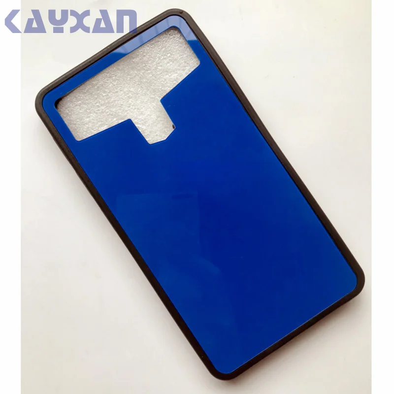 Universal smart magnet holder silicone window gloss pc back mirror glass design mobile phone cover case-3