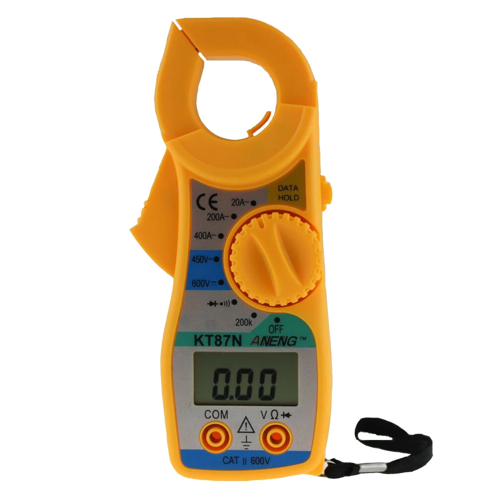 Buy ANENG KT87N yellow Digital Multimeter Amper Clamp Meter Current Clamp