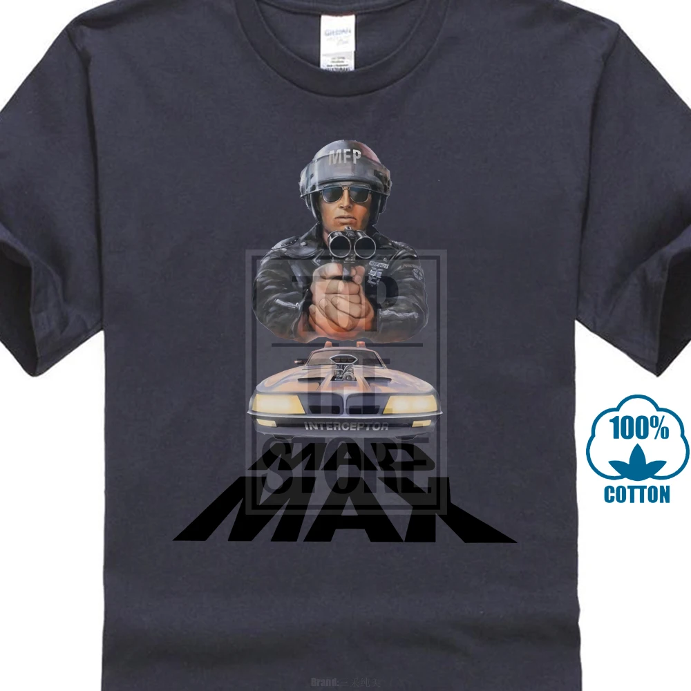 

Mad Max Movie Poster 1979 T Shirt White Red Sky Blue All Sizes S 4Xl