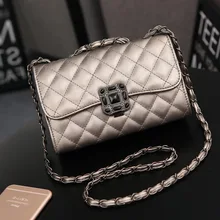 ONEFULL New Fashion pu leather shoulder bag women casual hasp diamond lattice ringer chain Lady bag Leisure Ladies messenger bag ONEFULL New Fashion pu leather shoulder bag women casual hasp diamond lattice ringer chain Lady bag Leisure Ladies messenger bag
